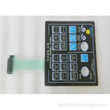 Led Window Embossed Metal Dome Membrane Switch for Industry